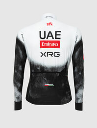 PISSEI Hosszú ujjú kerékpáros mez - UAE TEAM EMIRATES - XRG 2025 REPLICA - fehér/fekete