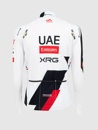 PISSEI Hosszú ujjú kerékpáros mez nyári - UAE TEAM EMIRATES - XRG 2026 REPLICA - fehér/piros/fekete