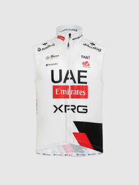 PISSEI Kerékpáros mellény - UAE TEAM EMIRATES 2026 REPLICA - fehér/piros/fekete
