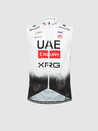 PISSEI Kerékpáros mellény - UAE TEAM EMIRATES 2025 - fehér/fekete