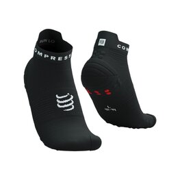 COMPRESSPORT Kerékpáros bokazokni - PRO RACING SOCKS V4.0 RUN - fekete