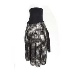 AGU Kerékpáros kesztyű hosszú ujjal - WINDPROOF II HIVIS - fekete