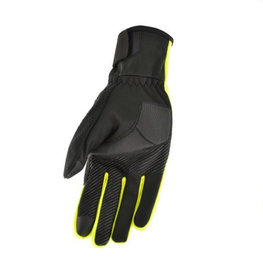 AGU Kerékpáros kesztyű hosszú ujjal - WINDPROOF - fekete/sárga