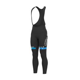 ALÉ Hosszú kerékpáros nadrág kantárral - BAHRAIN VICTORIOUS 2023 - fekete