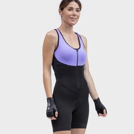 ALÉ Kerékpáros overál - CLASSICO RL 2.0 LADY - fekete/lila