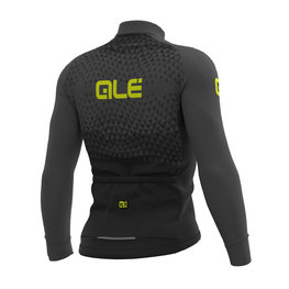 ALÉ Hosszú ujjú kerékpáros mez - SUMMIT WINTER - fekete/szürke