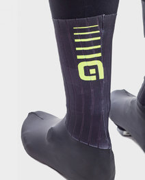 ALÉ Kerékpáros kamásli cipőre - WHIZZY WINTER - fekete/sárga