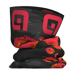 ALÉ Kerékpáros nyakmelegítő - ROMANTIC  - piros/fekete