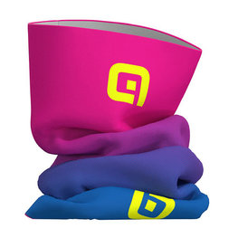 ALÉ Kerékpáros nyakmelegítő - FADE - rózsaszín/kék