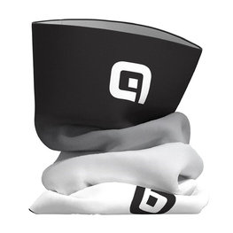 ALÉ Kerékpáros nyakmelegítő - FADE - fehér/fekete