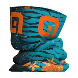 ALÉ Kerékpáros nyakmelegítő - SAVANA  - narancssárga/kék