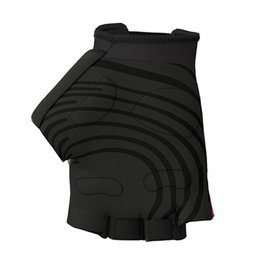 ALÉ Kerékpáros kesztyű rövid ujjal - DOTS  - rózsaszín/fekete