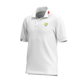 ALÉ Rövid ujjú kerékpáros póló - POLO  - fehér