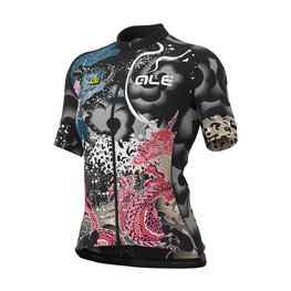 ALÉ Rövid ujjú kerékpáros mez - OCEAN LADY - színes