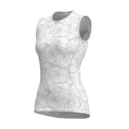 ALÉ Ujjatlan kerékpáros póló - PETUNIA LADY - fehér