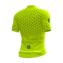 ALÉ Rövid ujjú kerékpáros mez - STARS - sárga