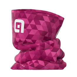ALÉ Kerékpáros nyakmelegítő - TRIANGLES - lila/rózsaszín