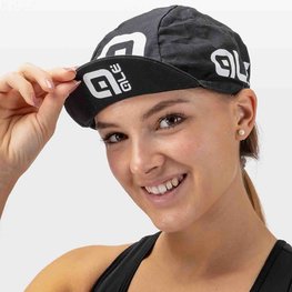 ALÉ Kerékpáros sapka - COTTON - fekete/fehér