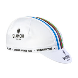 BIANCHI MILANO Kerékpáros sapka - NEON - fehér