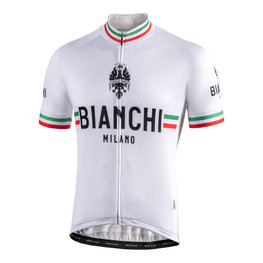 BIANCHI MILANO Rövid ujjú kerékpáros mez - ISALLE - fehér
