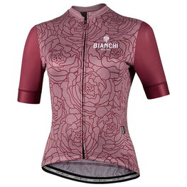 BIANCHI MILANO Rövid ujjú kerékpáros mez - SOSIO LADY - lila