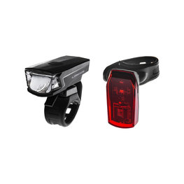 lámpa - SINGLE 1+1LED - fekete