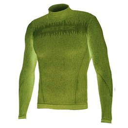 BIOTEX Hosszú ujjú kerékpáros póló - 3D TURTLENECK - zöld