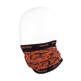 BIOTEX Kerékpáros nyakmelegítő - MULTIFUNCTIONAL - fekete/narancssárga