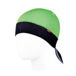 BIOTEX Kerékpáros bandana - POWERFLEX NET - fekete/zöld