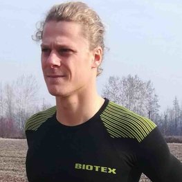 BIOTEX Hosszú ujjú kerékpáros póló - 3D - sárga/fekete