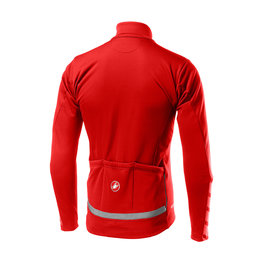 CASTELLI Kerékpáros dzseki béléssel - RADDOPPIA 2 - piros