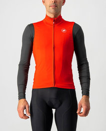 CASTELLI Kerékpáros mellény - PRO THERMAL MID - piros