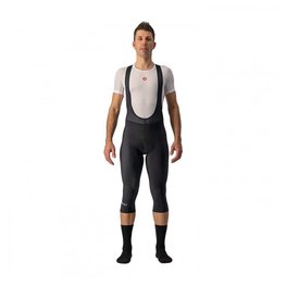 CASTELLI Hosszú kerékpáros nadrág kantárral - ENTRATA THERMAL - fekete