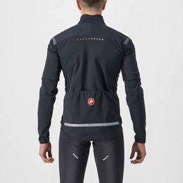 CASTELLI Kerékpáros dzseki béléssel - PERFETTO ROS 2 CONV. - antracit