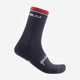 CASTELLI Klasszikus kerékpáros zokni - QUINDICI SOFT MERINO - kék
