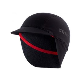 CASTELLI Kerékpáros sapka - NANO THERMAL - fekete