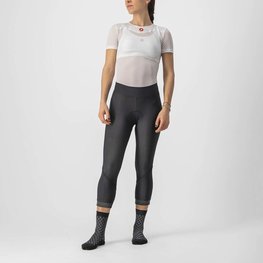 CASTELLI 3/4-es kerékpáros nadrág kantár nélkül - VELOCISSIMA THERM W - fekete