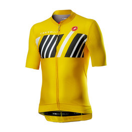 CASTELLI Rövid ujjú kerékpáros mez - HORS CATEGORIE - sárga