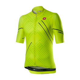 CASTELLI Rövid ujjú kerékpáros mez - PASSO - sárga