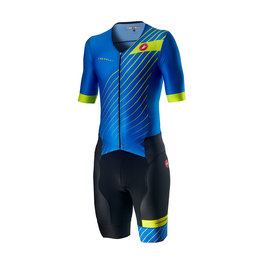 CASTELLI Kerékpáros overall - FREE SANREMO 2 - fekete/kék