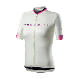 CASTELLI Rövid ujjú kerékpáros mez - GRADIENT LADY - elefántcsont