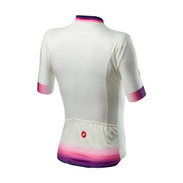 CASTELLI Rövid ujjú kerékpáros mez - GRADIENT LADY - elefántcsont