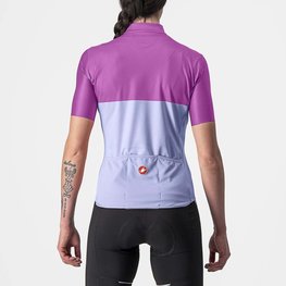 CASTELLI Rövid ujjú kerékpáros mez - VELOCISSIMA LADY - lila