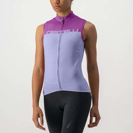 CASTELLI Ujjatlan kerékpáros mez - VELOCISSIMA LADY - lila