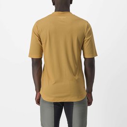 CASTELLI Rövid ujjú kerékpáros mez - TRAIL TECH 2 - sárga