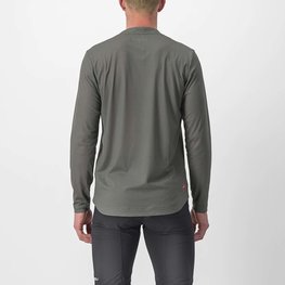 CASTELLI Hosszú ujjú kerékpáros mez nyári - TRAIL TECH 2 - szürke