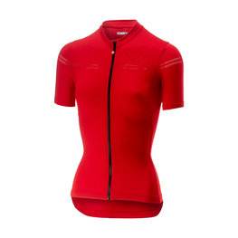CASTELLI Rövid ujjú kerékpáros mez - PROMESSA 2.0 LADY - piros