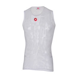 CASTELLI Ujjatlan kerékpáros póló - CORE MESH 3 - fehér