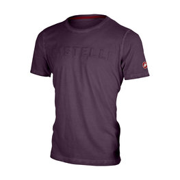 CASTELLI Rövid ujjú kerékpáros póló - BASSORILIEVO - rózsaszín