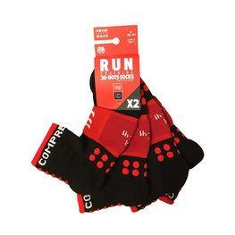 COMPRESSPORT Klasszikus kerékpáros zokni - TRAINING - fekete